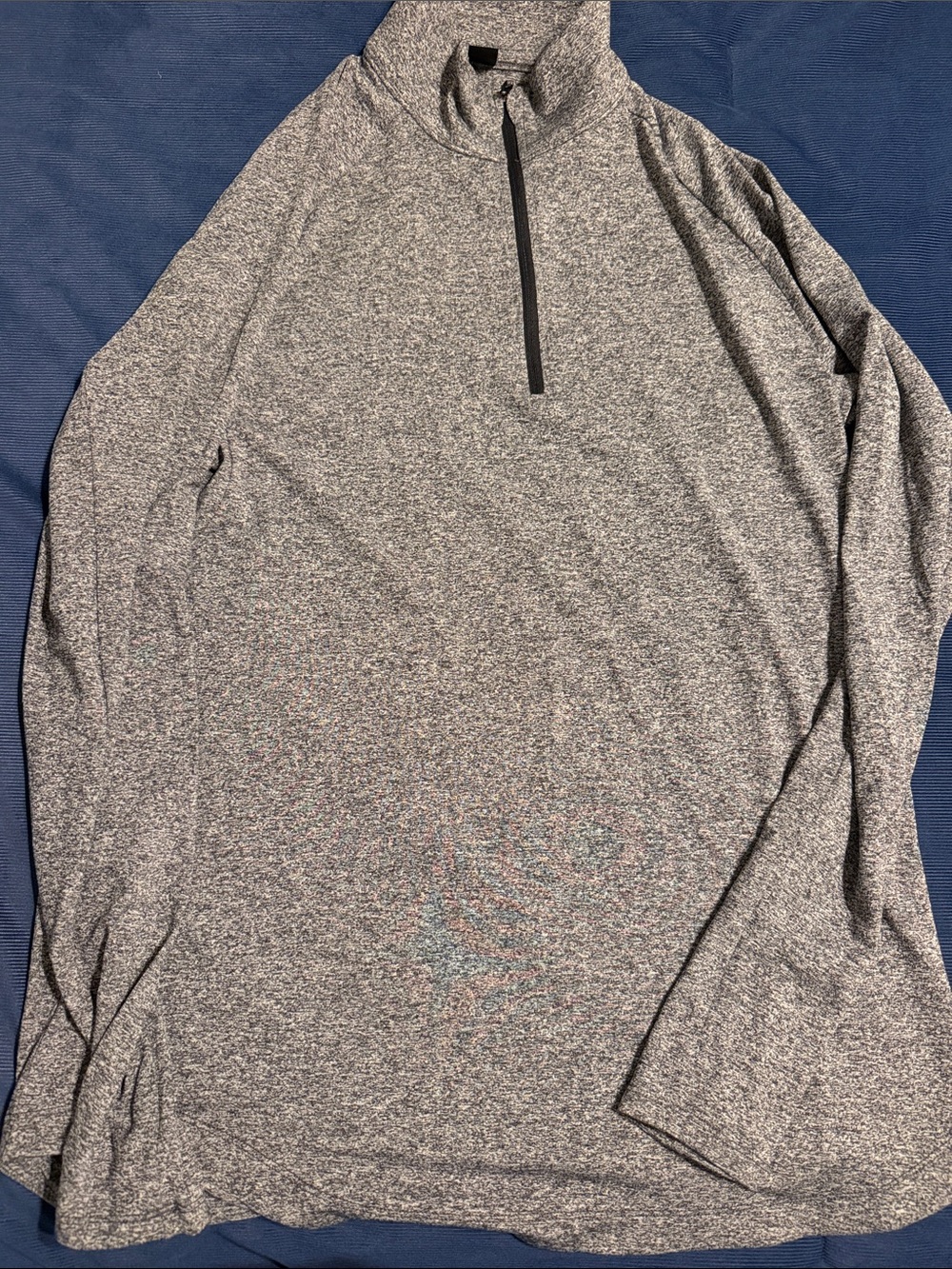 lululemon athletica Gray Heather Quarter-Zip Pullover